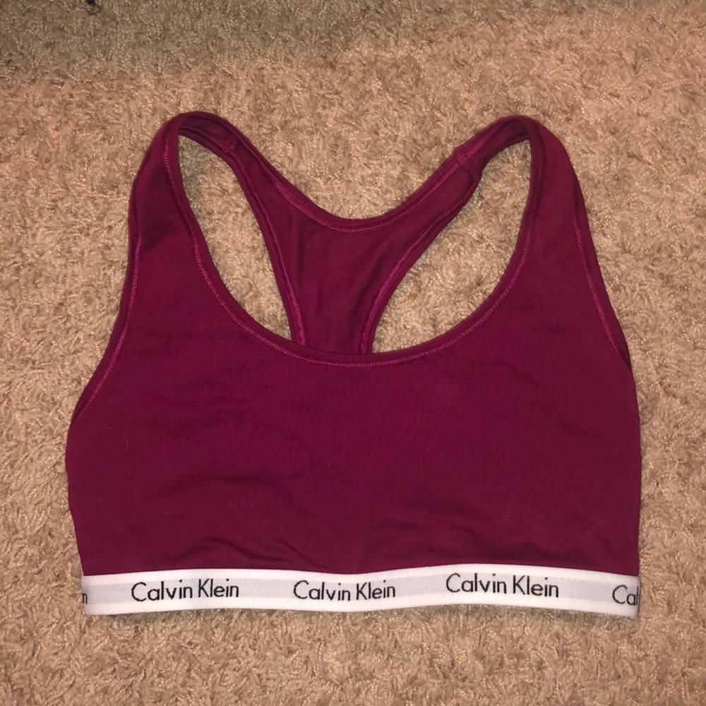 calvin klein sports bra